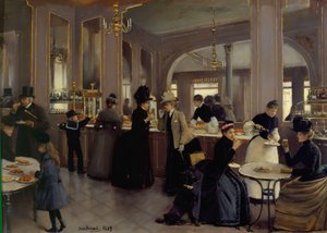 De Patisserie Gloppe op de Champs-Elysees